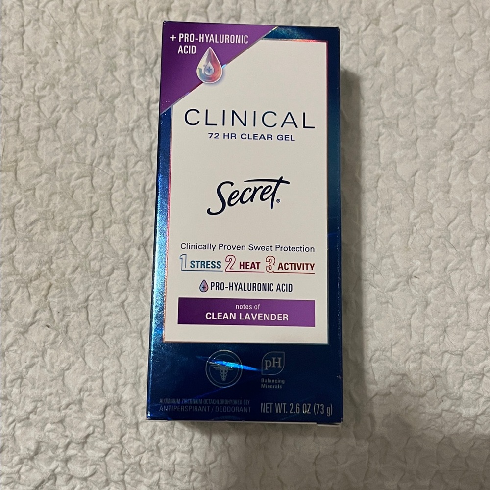 NWT Secret Clinical Antiperspirant Deodorant Lavender